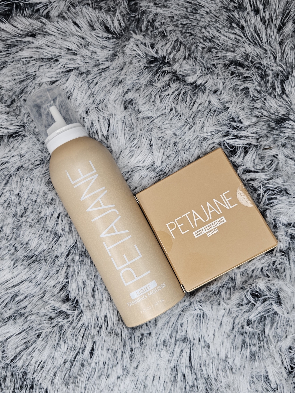 Peta Jane Light Tanning Mousse 7oz Body Perfecting Brush Pack Of 2